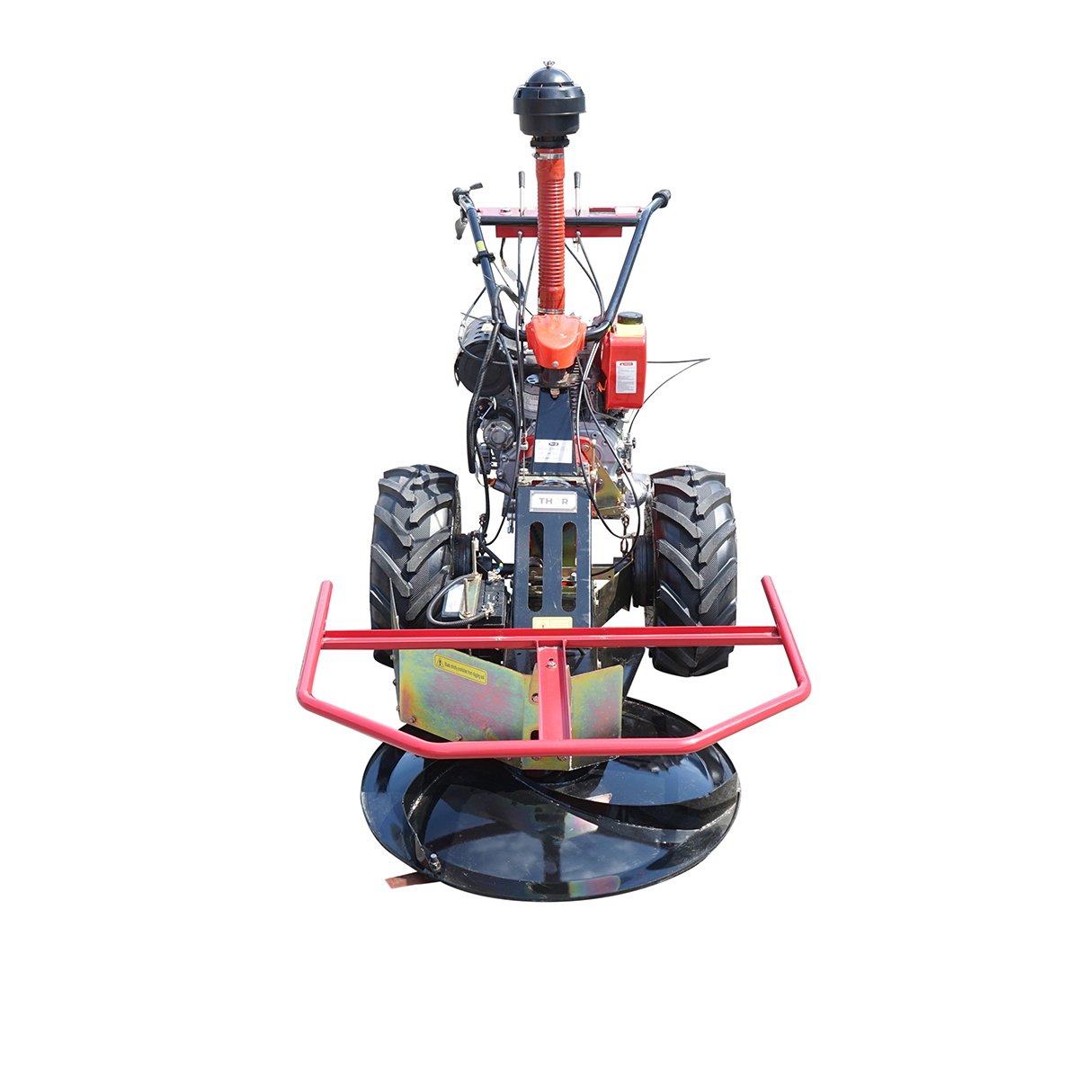 Motocositoare rotativa 950mm cu motor diesel si pornire electrica 1850x880x860mm
